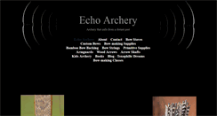 Desktop Screenshot of echoarchery.com